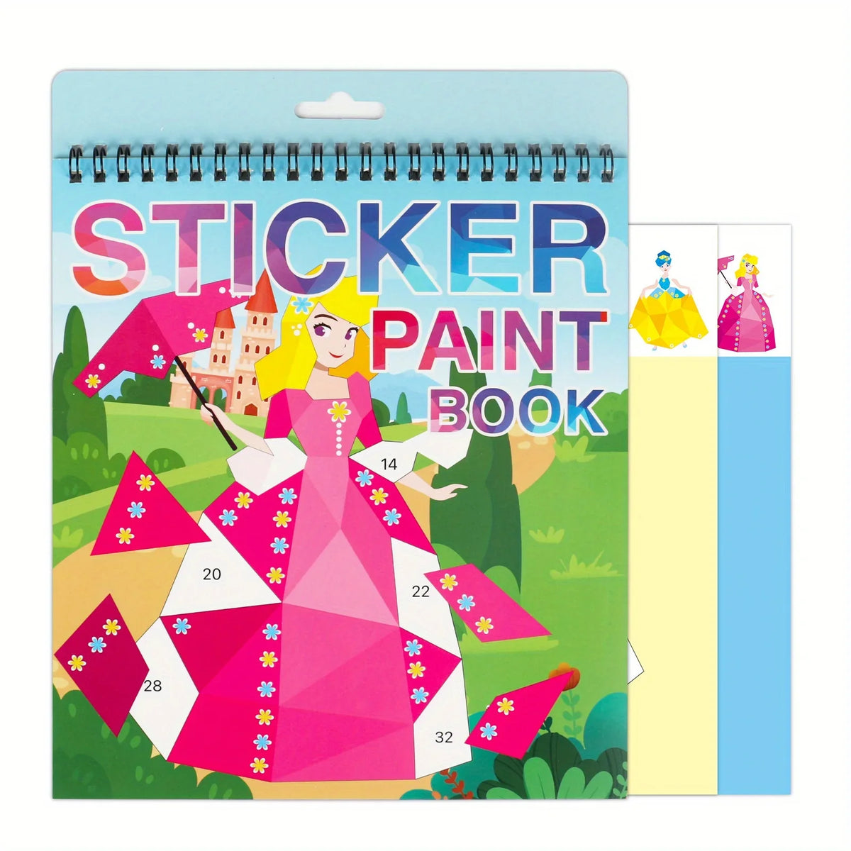 Sticker-by-Number Craft Book for Kids