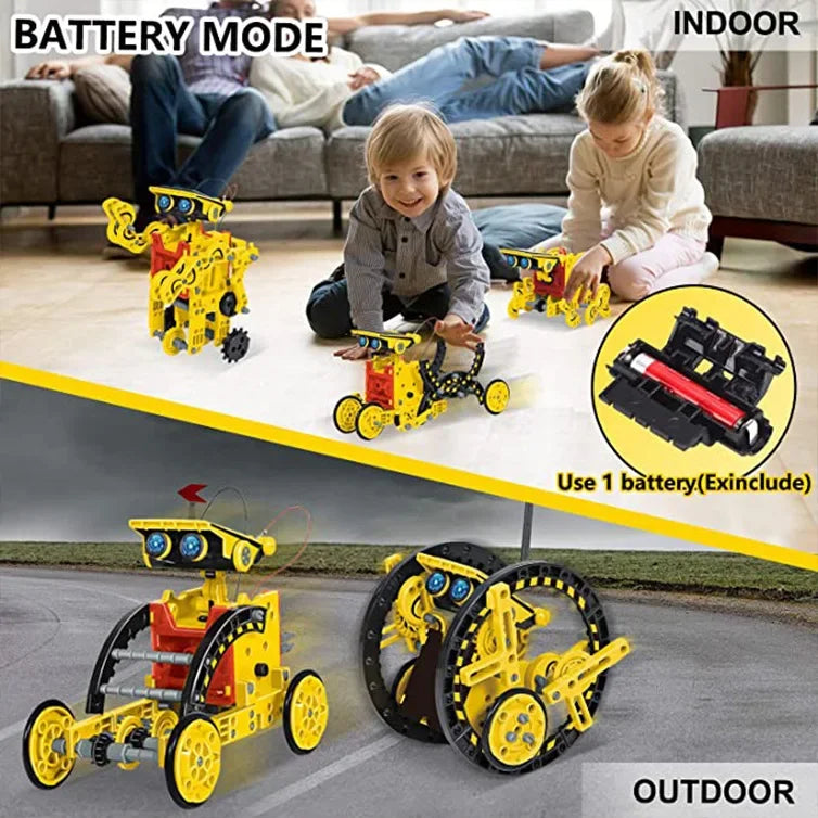 12-in-1 Solar Robot Science Building Kit