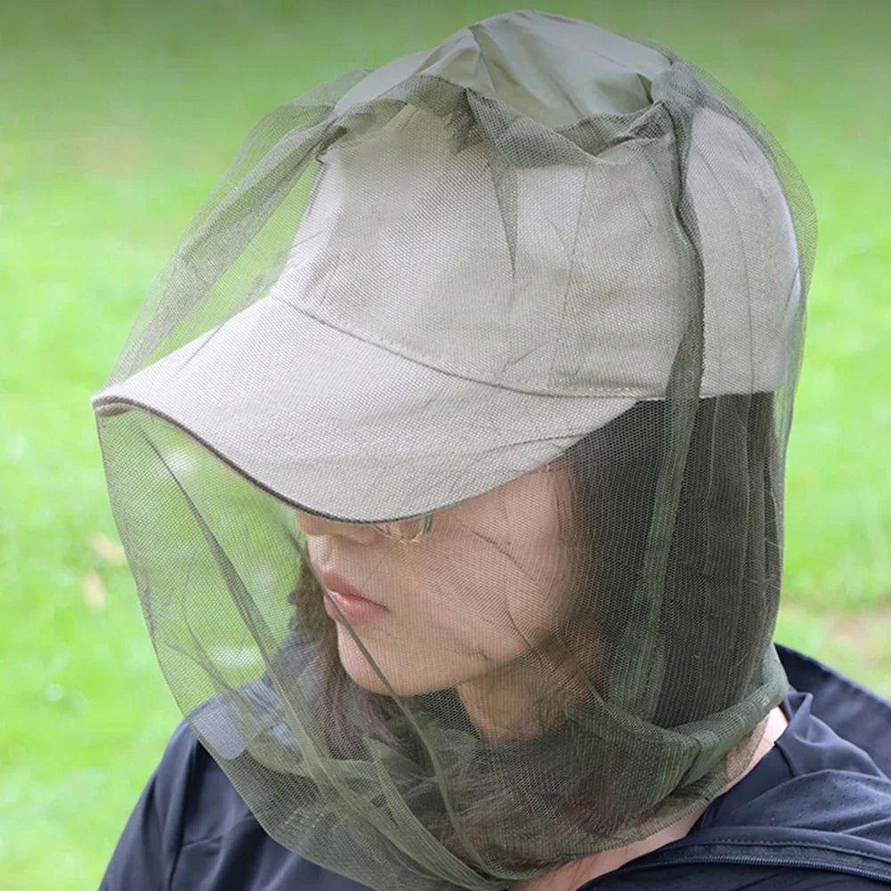 Mosquito Head Net with Mesh Face Protection