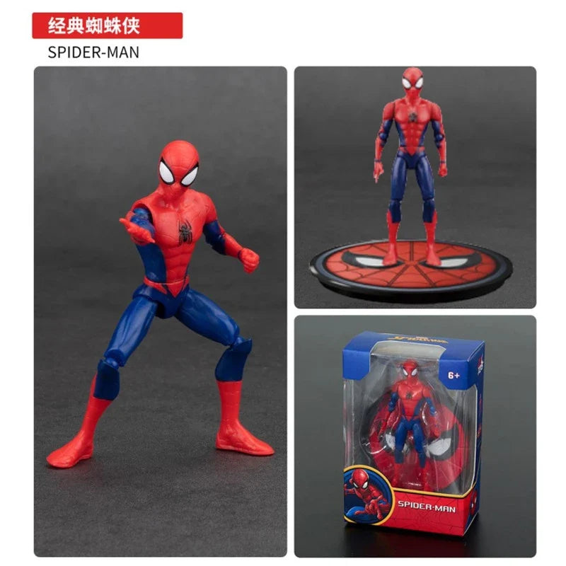 Poseable Superhero Villain Action Figure, 4 Inches