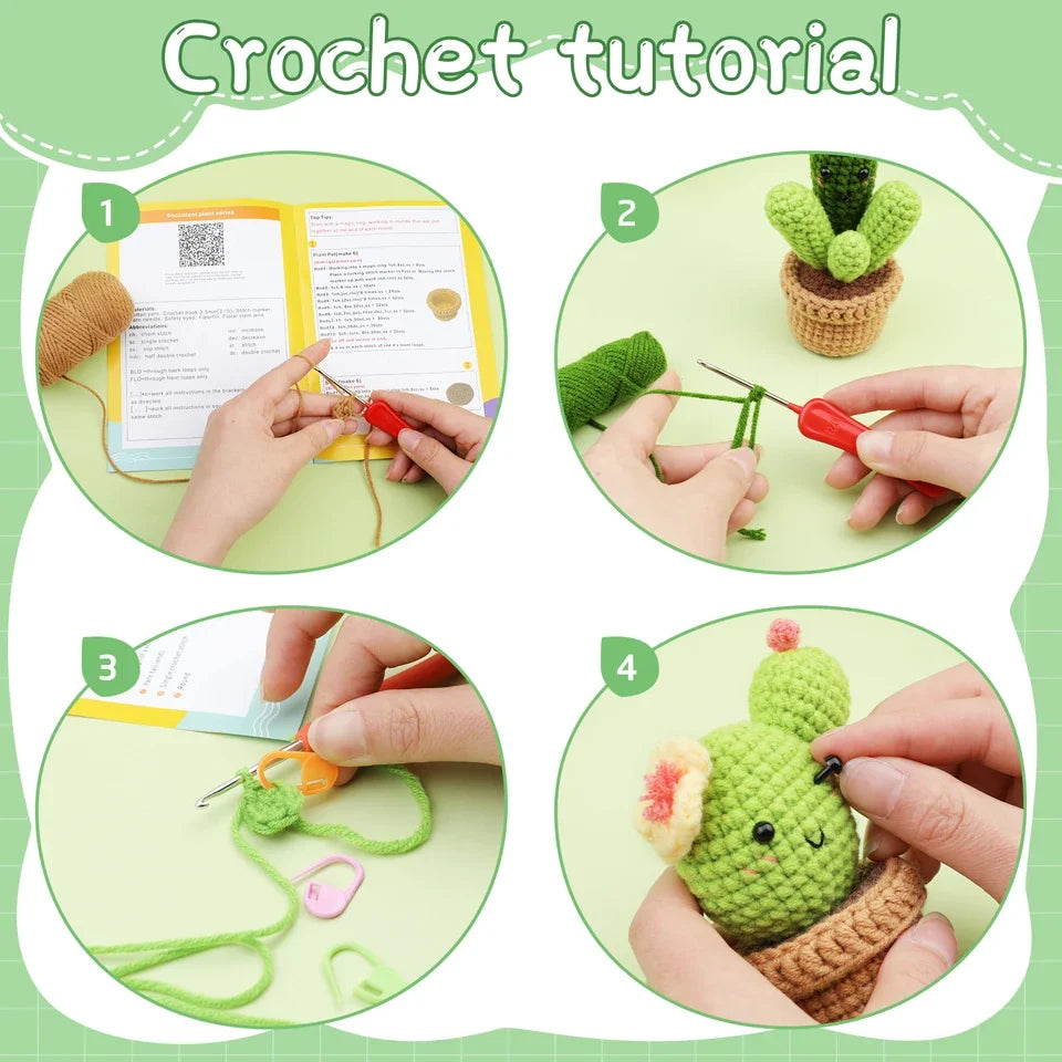 IMZAY Beginner Crochet Material Kit
