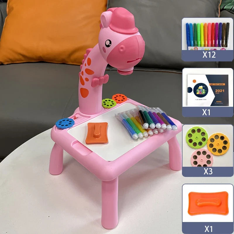 Kids’ LED Projector Drawing Table