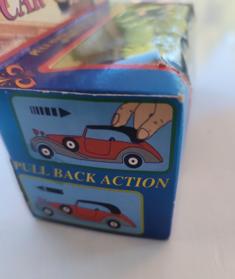 Vintage J.E. Toys Die-Cast Classic Car, 4.5 Inches