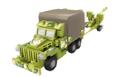 Mil-Blox WWII U.S. Army Truck & Artillery Set