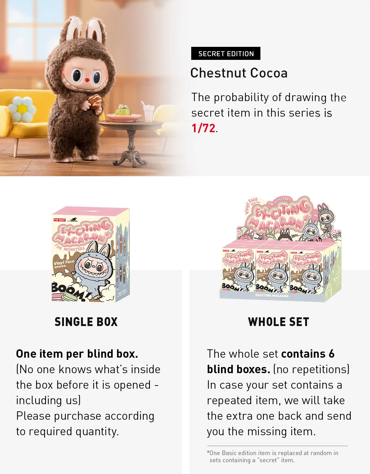 POP MART Labubu Exciting Macaron Blind Box