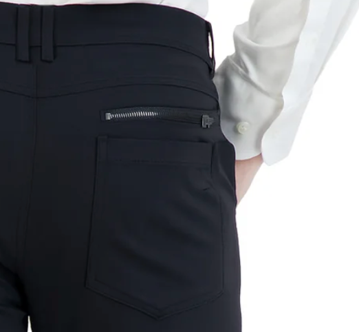 Men's Super-Stretch Casual Chinos – Black