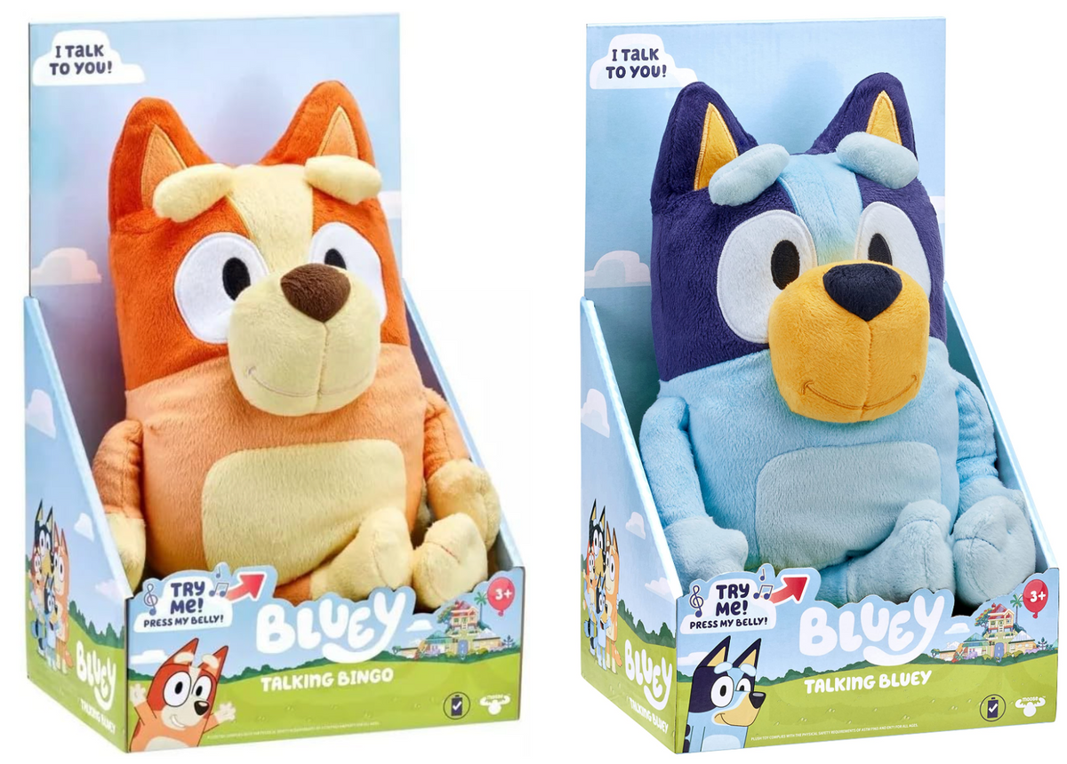 Talking Bluey Interactive Sing-Along Plush, 13 Inches