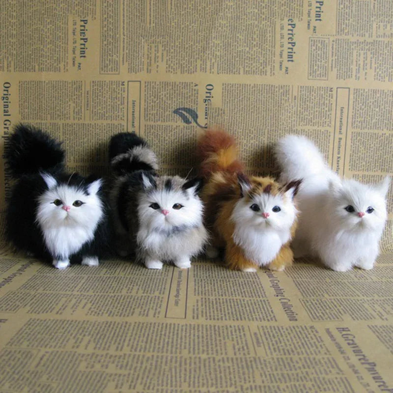 Realistic Cat Plush Toy