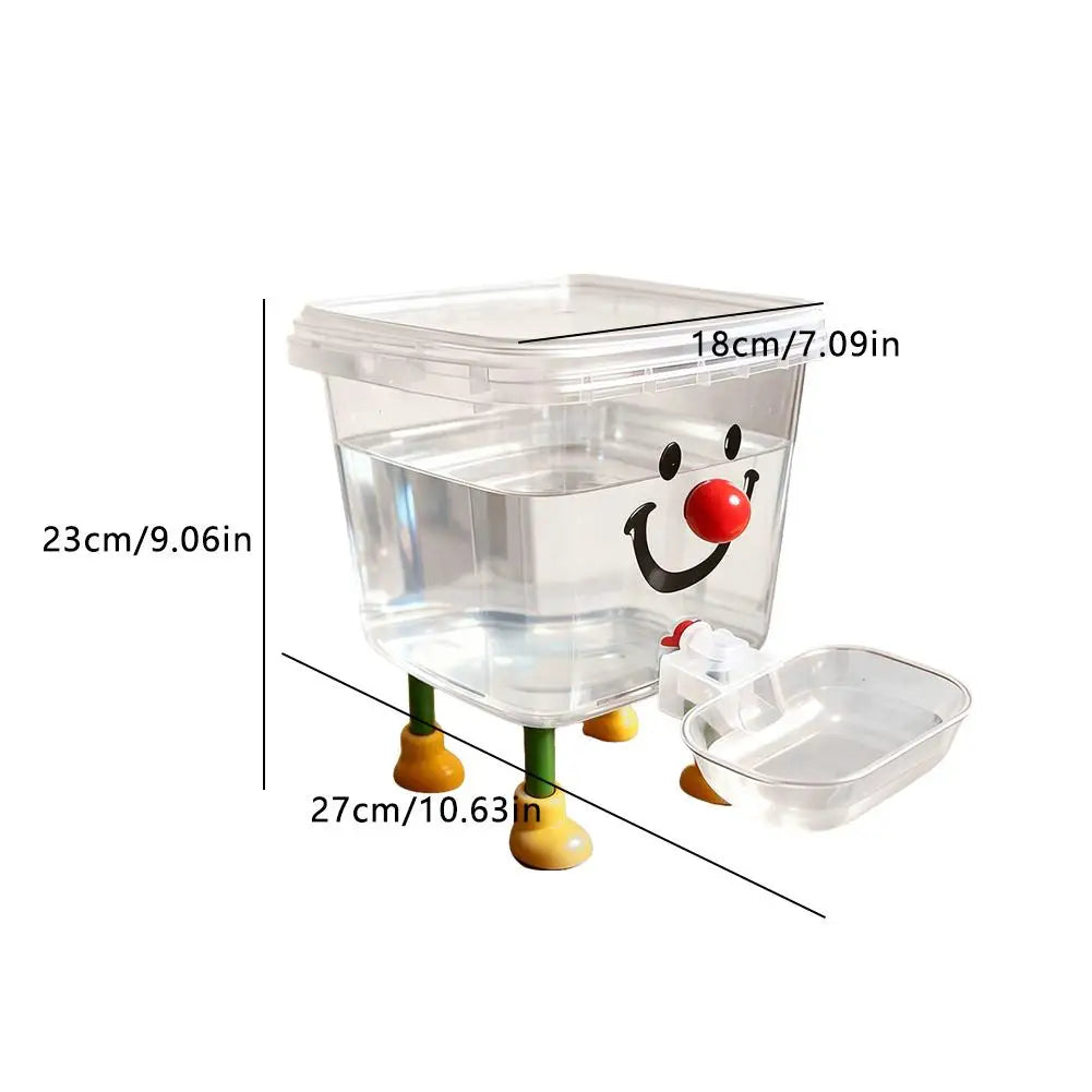 Pet Water Fountain Automatic Gravity Water Dispenser 3L Large Capacity Water Bowl for Cats Dogs Wireless Pet Drinker