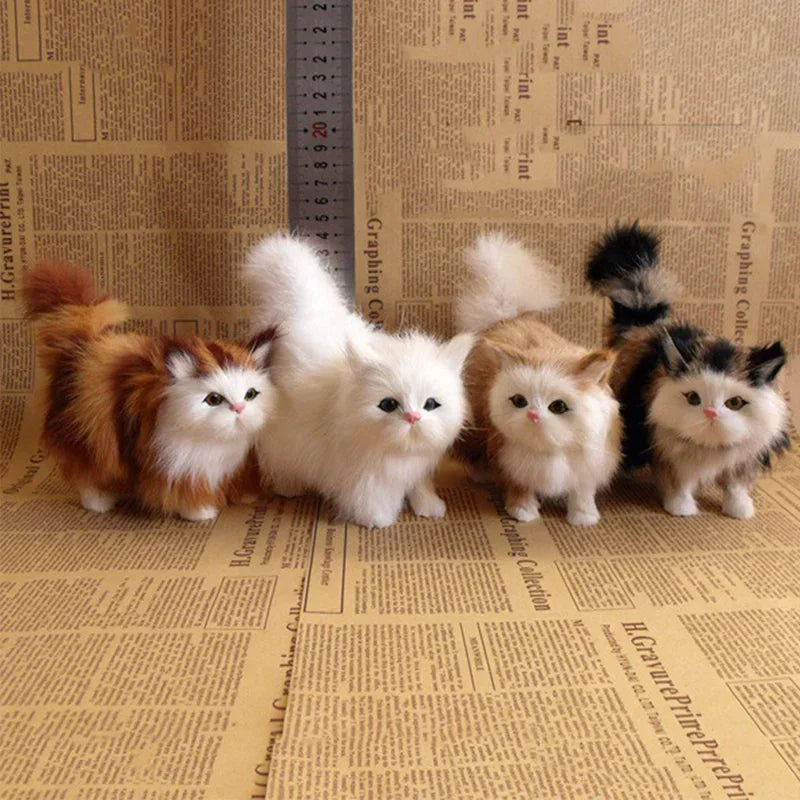 Realistic Cat Plush Toy