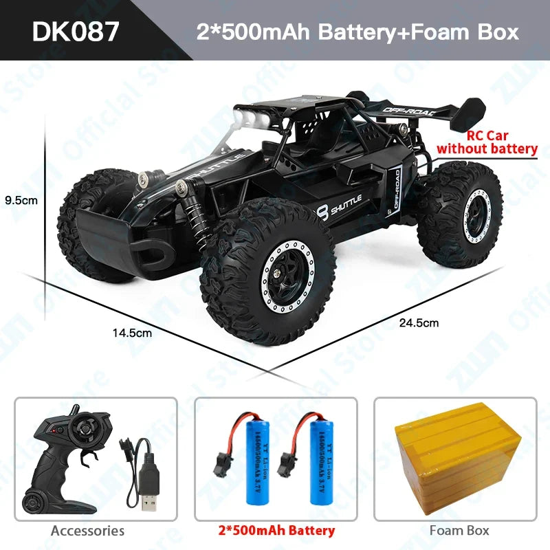 ZWN 2WD Off-Road RC Car with LED Light, 1:16/1:20