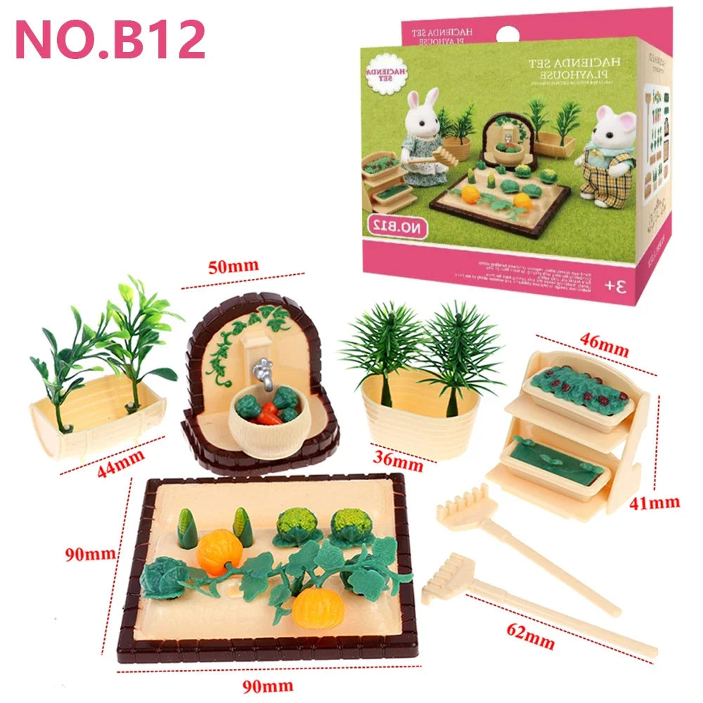 1:12 Miniature Dollhouse Furniture & Accessories