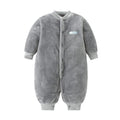 Baby Flannel Romper, 0–18 Months