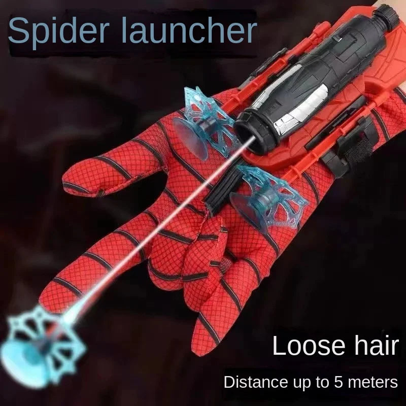 Superhero Spider Glove Wrist Launcher Toy Set