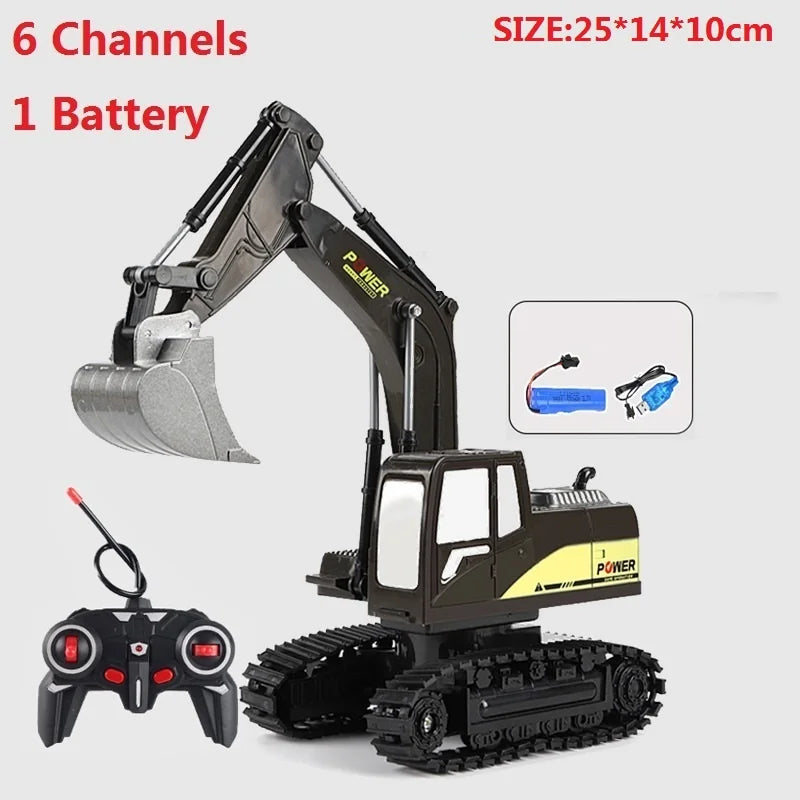 Remote-Control Excavator Toy