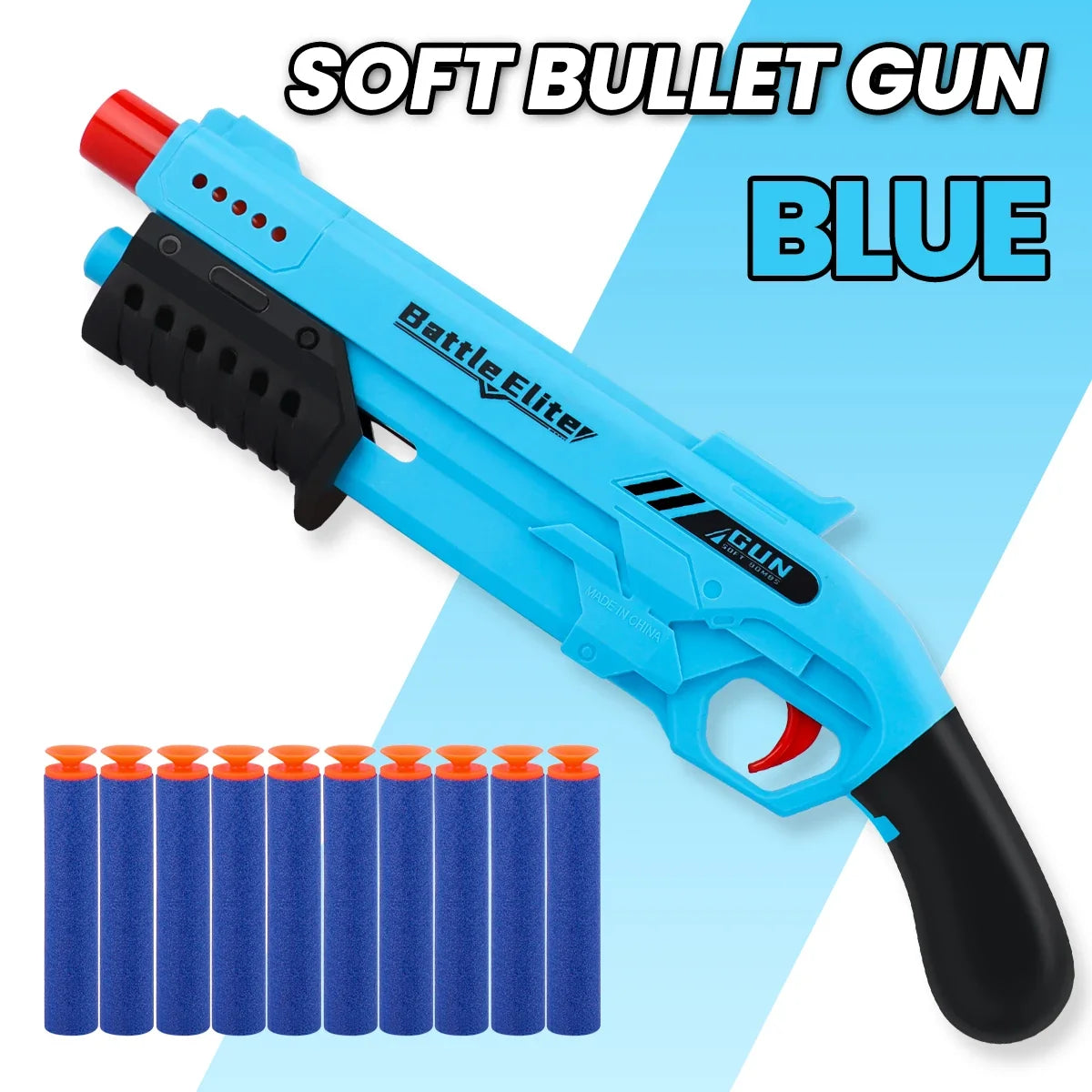 Manual Foam Dart Toy Blaster for Kids
