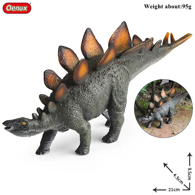 Oenux Jurassic Dinosaur Action Figure Set – 5 Pieces