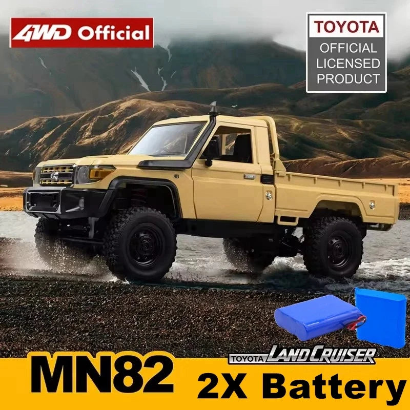 MN82 1:12 4WD RC Pickup Truck with LED Lights