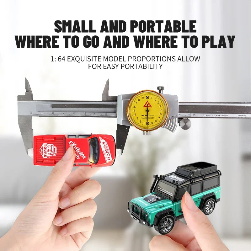 6601 Green 1:64 Mini Alloy RC Car