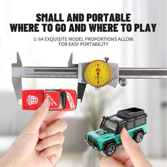 6601 Green 1:64 Mini Alloy RC Car