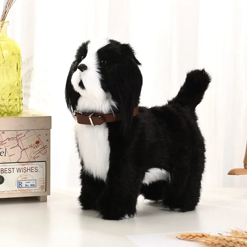 Interactive Walking Plush Dog with Music & Touch Control