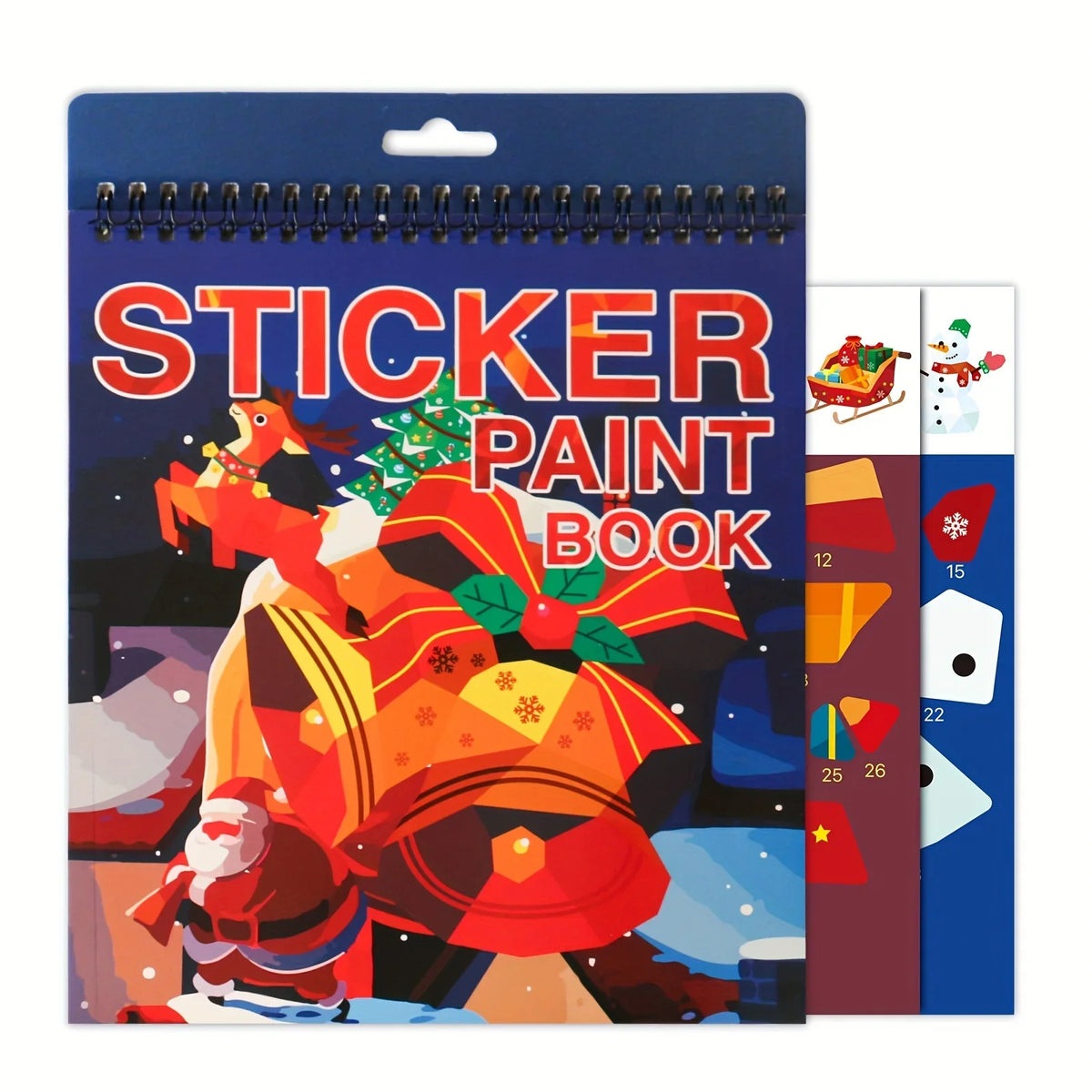 Sticker-by-Number Craft Book for Kids