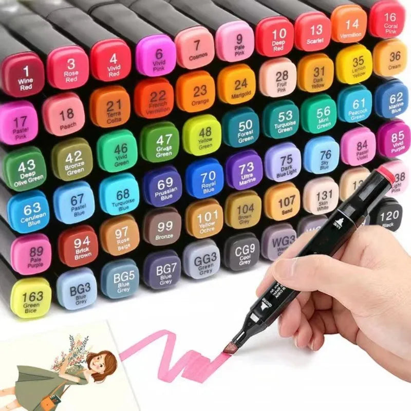Dual-Tip Art Marker Set