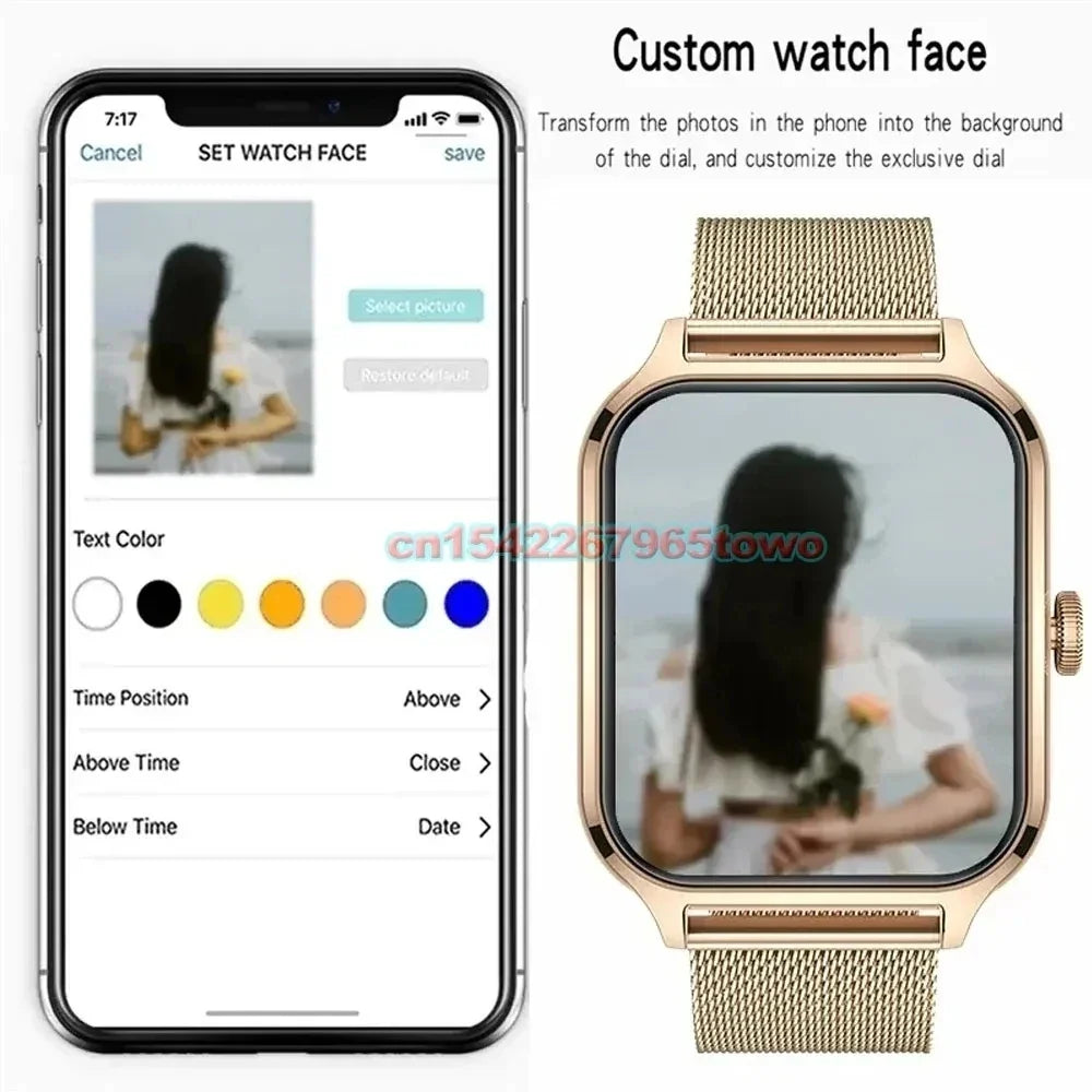 Bluetooth Calling Touchscreen Smartwatch with Activity Tracking