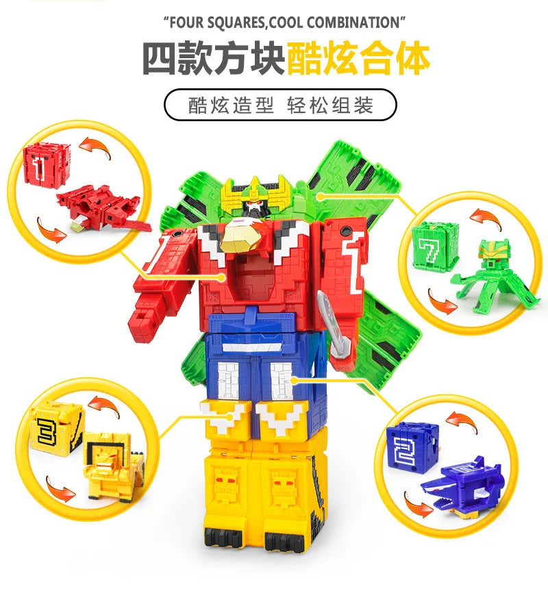 Math Cube Transforming STEM Building Toy