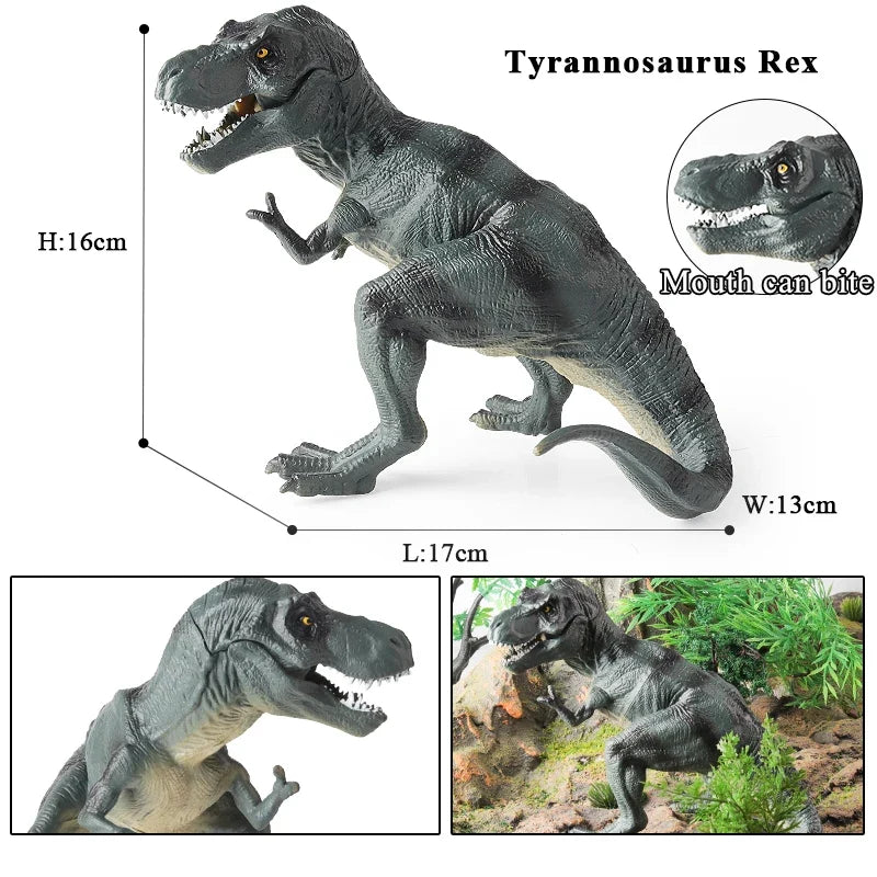 Oenux Jurassic Dinosaur Action Figure Set – 5 Pieces