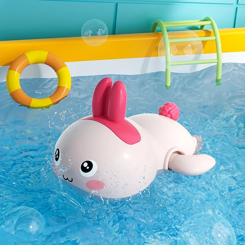Wind-Up Swimming Animal Bath Toy