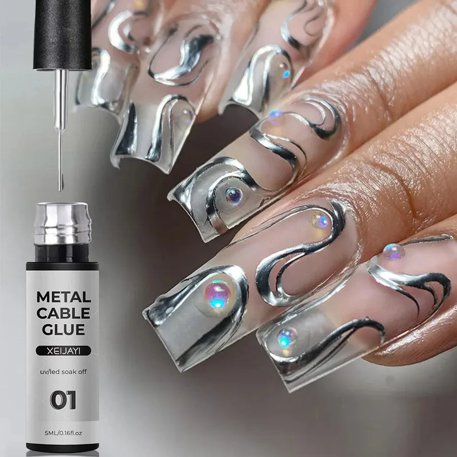 Metallic Nail Art Liner Gel Polish
