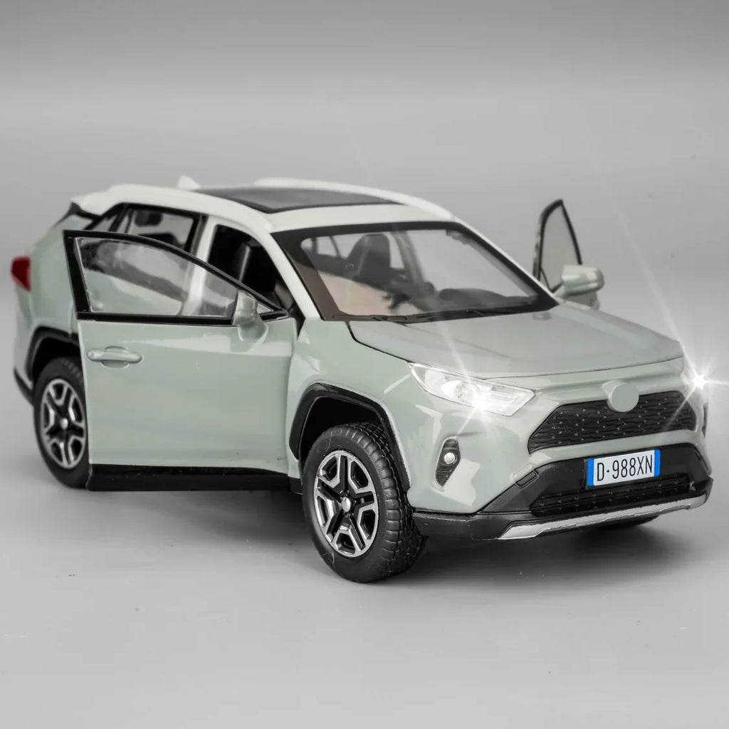 RAV4 Alloy Die-Cast Toy Car with Lights & Sound