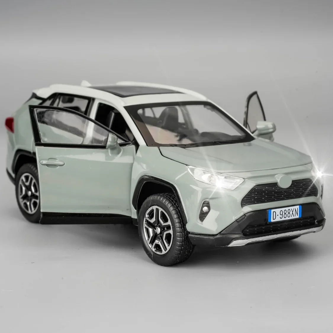 RAV4 Alloy Die-Cast Toy Car with Lights & Sound