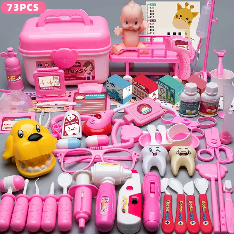 Kids’ Doctor Pretend Play Kit with Medical Accessories