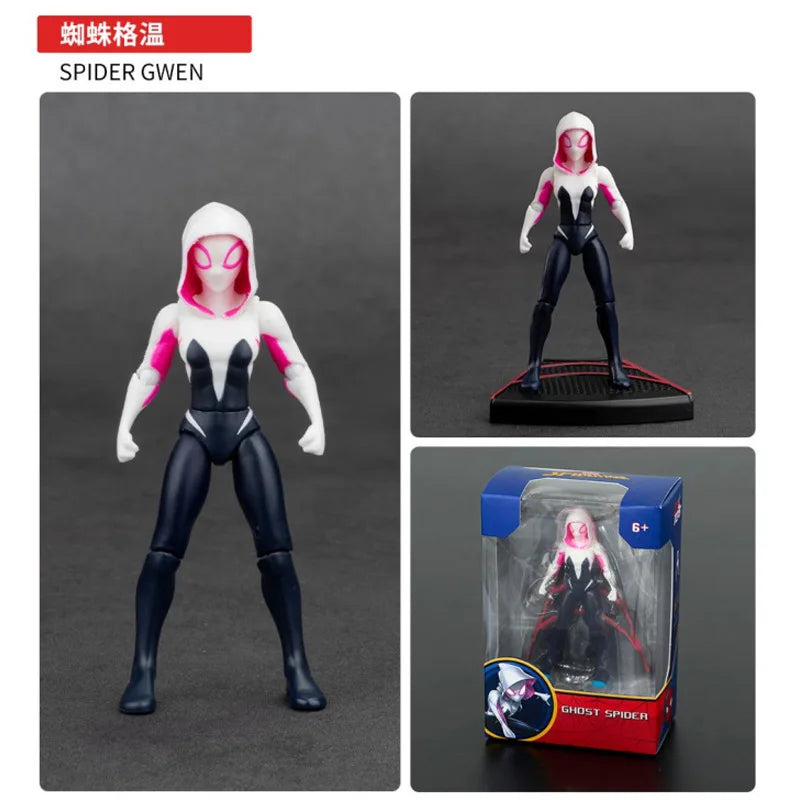 Poseable Superhero Villain Action Figure, 4 Inches