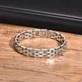 Men's Chunky Stainless Steel Link Bracelet