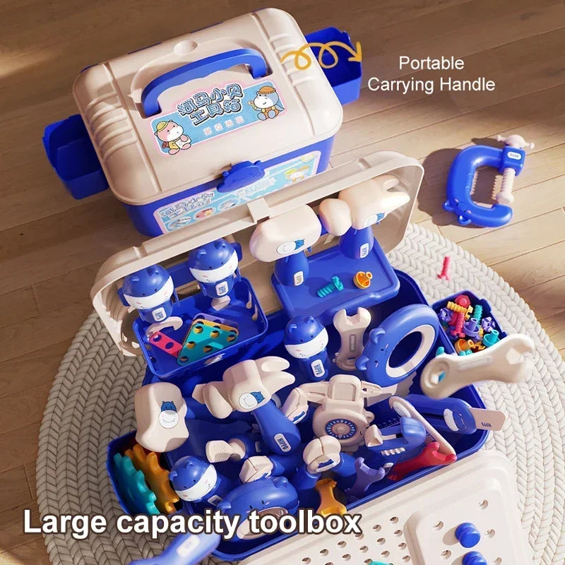 Kids’ Pretend Tool Set with Battery Drill & Toolbox