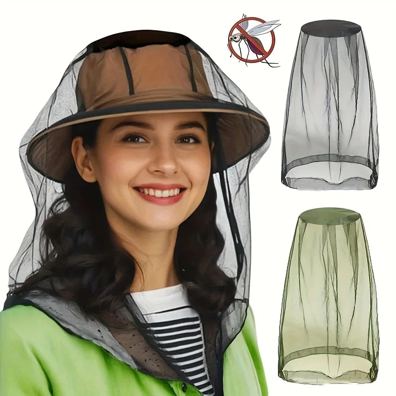 Mosquito Face Net for Camping, Fishing & Hiking