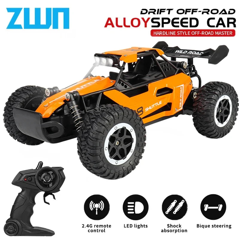 ZWN 2WD Off-Road RC Car with LED Light, 1:16/1:20