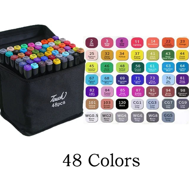 Dual-Tip Art Marker Set