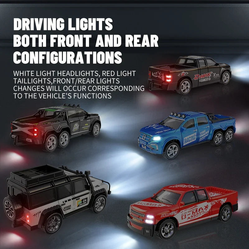 6601 Green 1:64 Mini Alloy RC Car