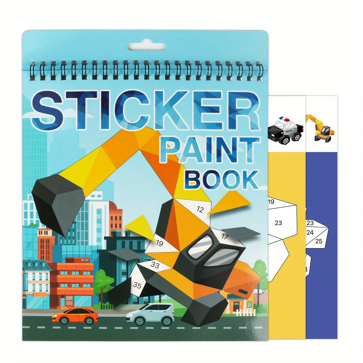 Sticker-by-Number Craft Book for Kids