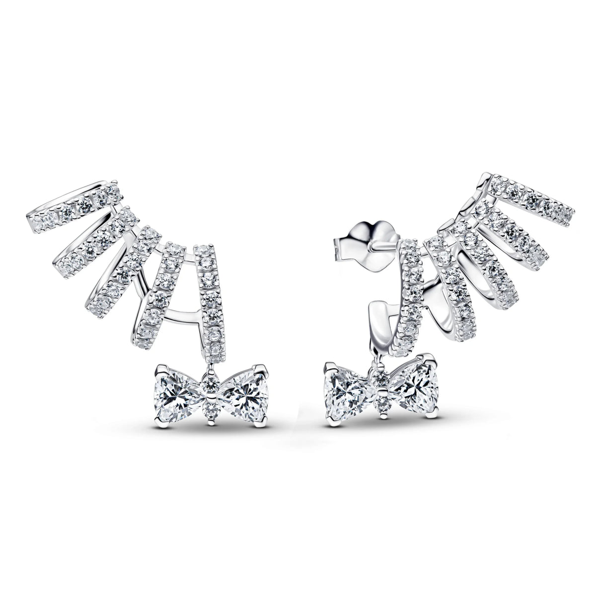 925 Sterling Silver Blue Bow Charm Jewelry