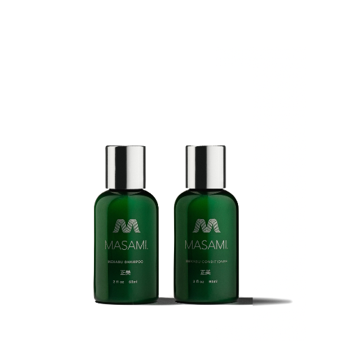 MASAMI Mekabu Hydrating Travel Shampoo & Conditioner