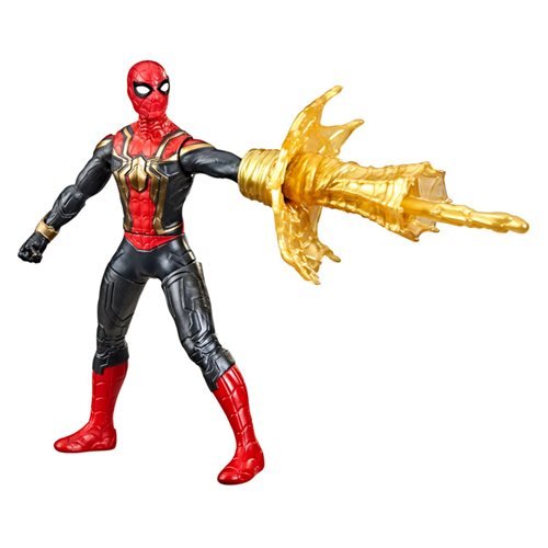 Spider-Man: No Way Home Deluxe Web Spin Action Figure, 6 Inches