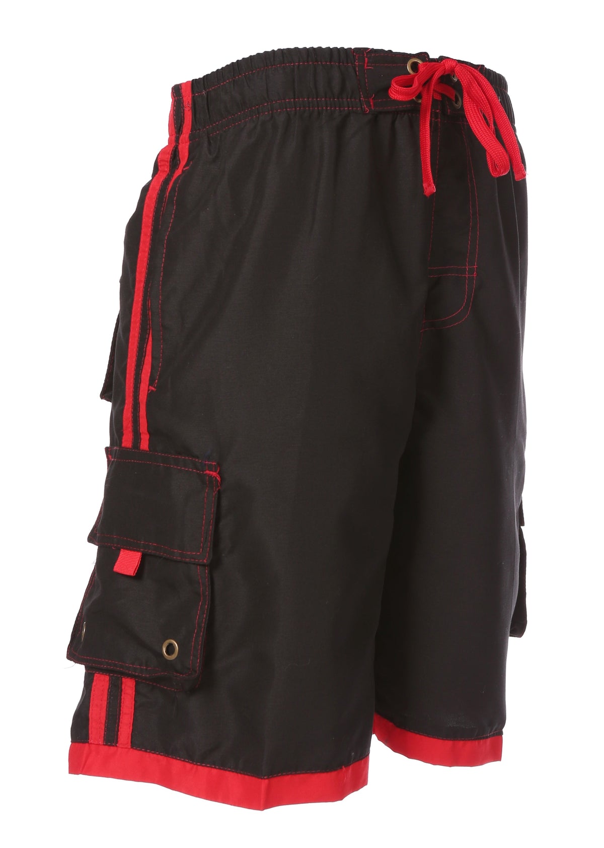 Sakkas Men's Contrast Stripe Boardshorts
