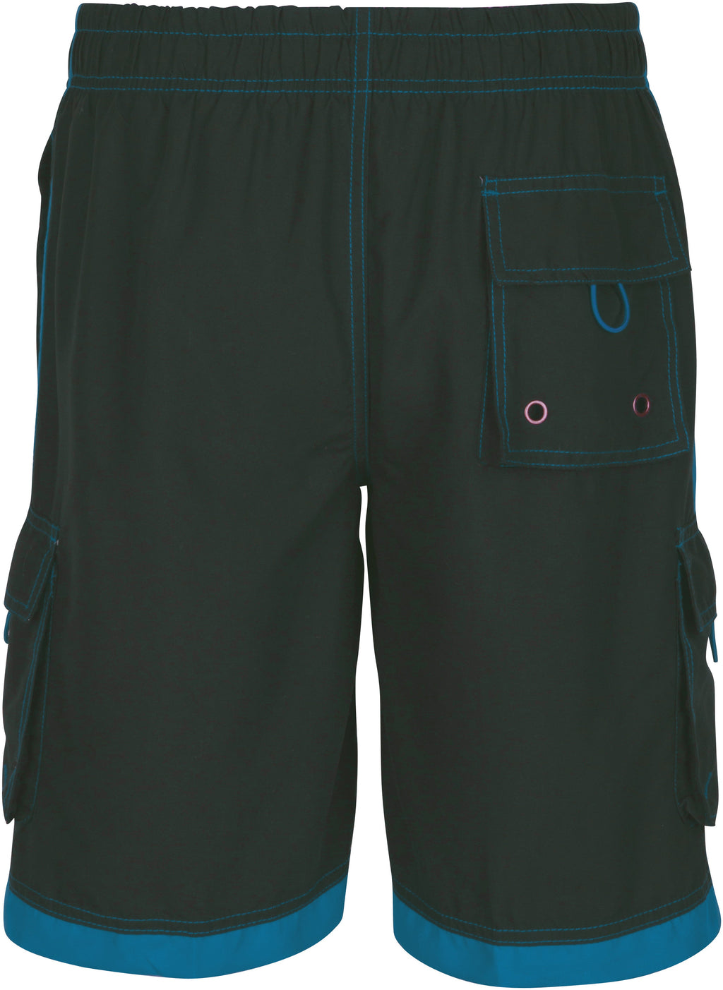 Sakkas Men's Contrast Stripe Boardshorts