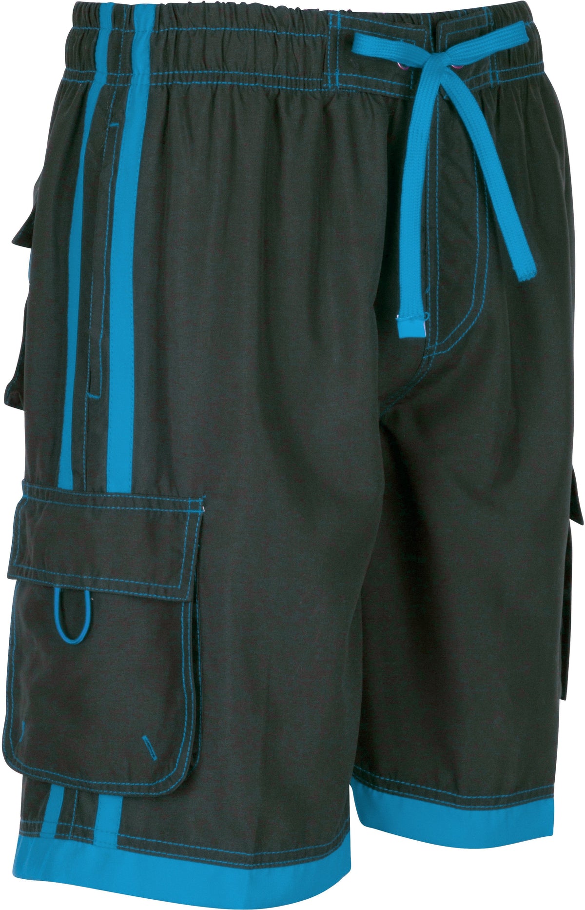 Sakkas Men's Contrast Stripe Boardshorts