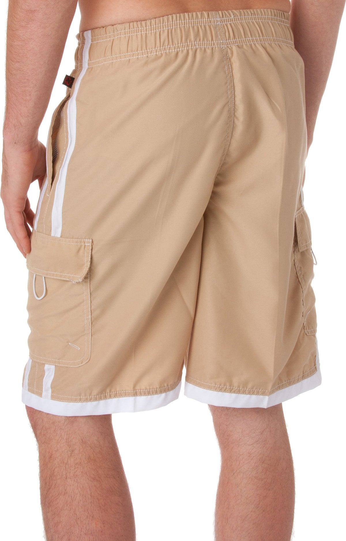 Sakkas Men's Contrast Stripe Boardshorts